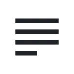 Text Align Left SVG Icon